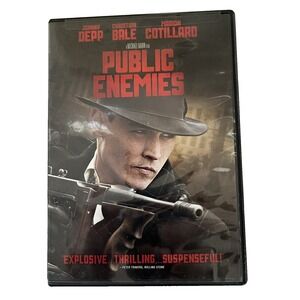 Public Enemies DVD Johnny Depp Christian Bale Marion Cotillard Crime Drama Regio